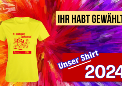 Neuer Service: Unsere Veranstaltungsshirts werden vorgewaschen